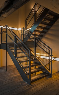 Steel staircase